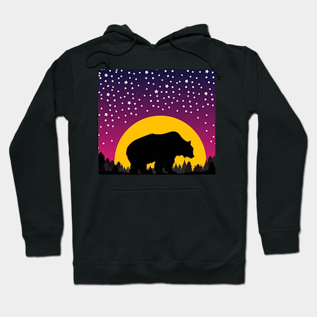 Bear Hoodie by JulietLake